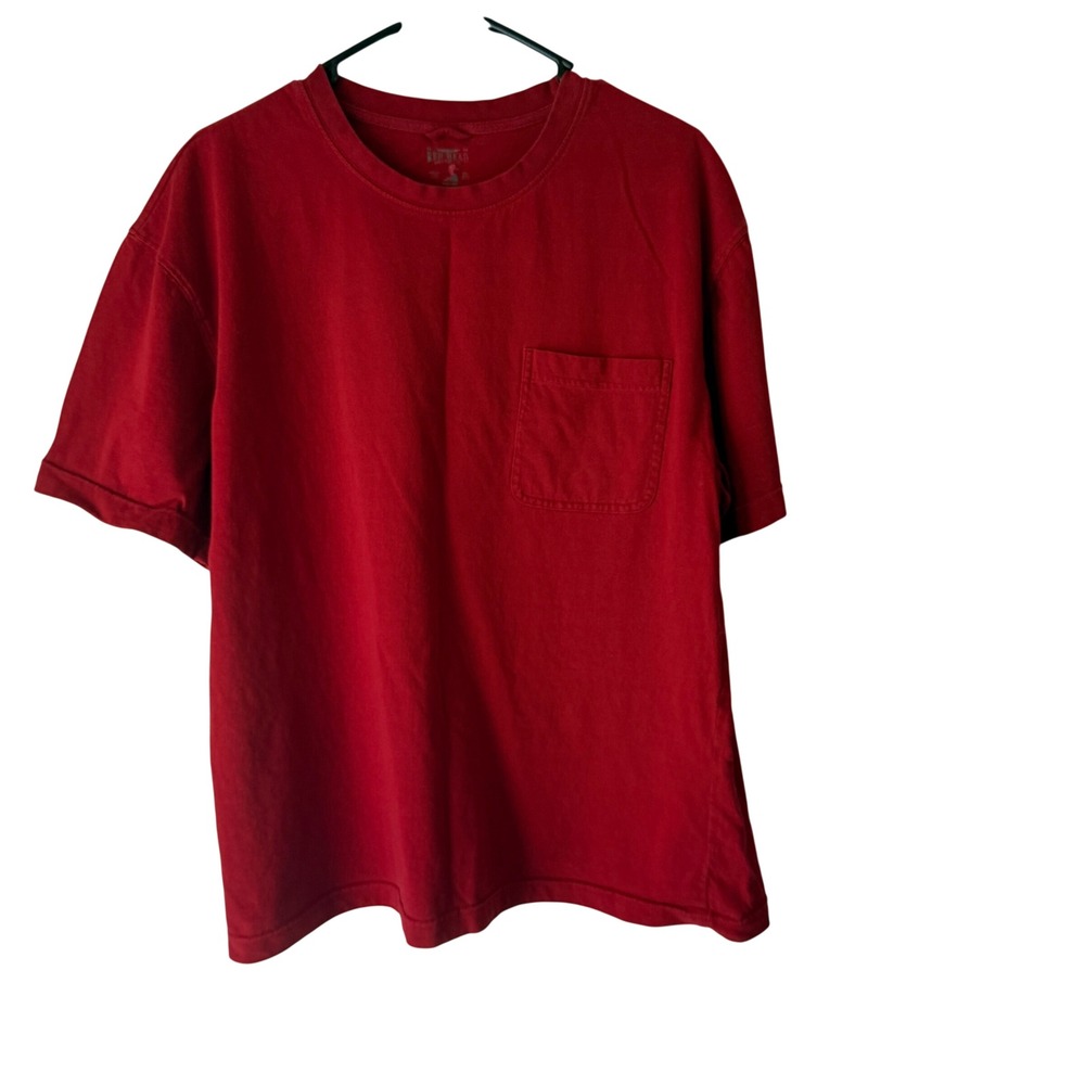 Red Head Brand Co Mens Red Pocket T Shirt‎ Size L Workwear Casual Cotton